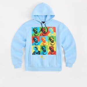 REASON Men's ODB Signature Hoodie Size S In Light Blue